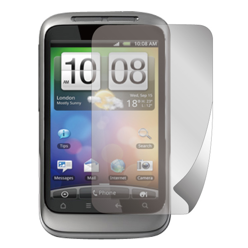 ZIYA HTC Wildfire S 抗刮螢幕保護貼 (兩入裝)