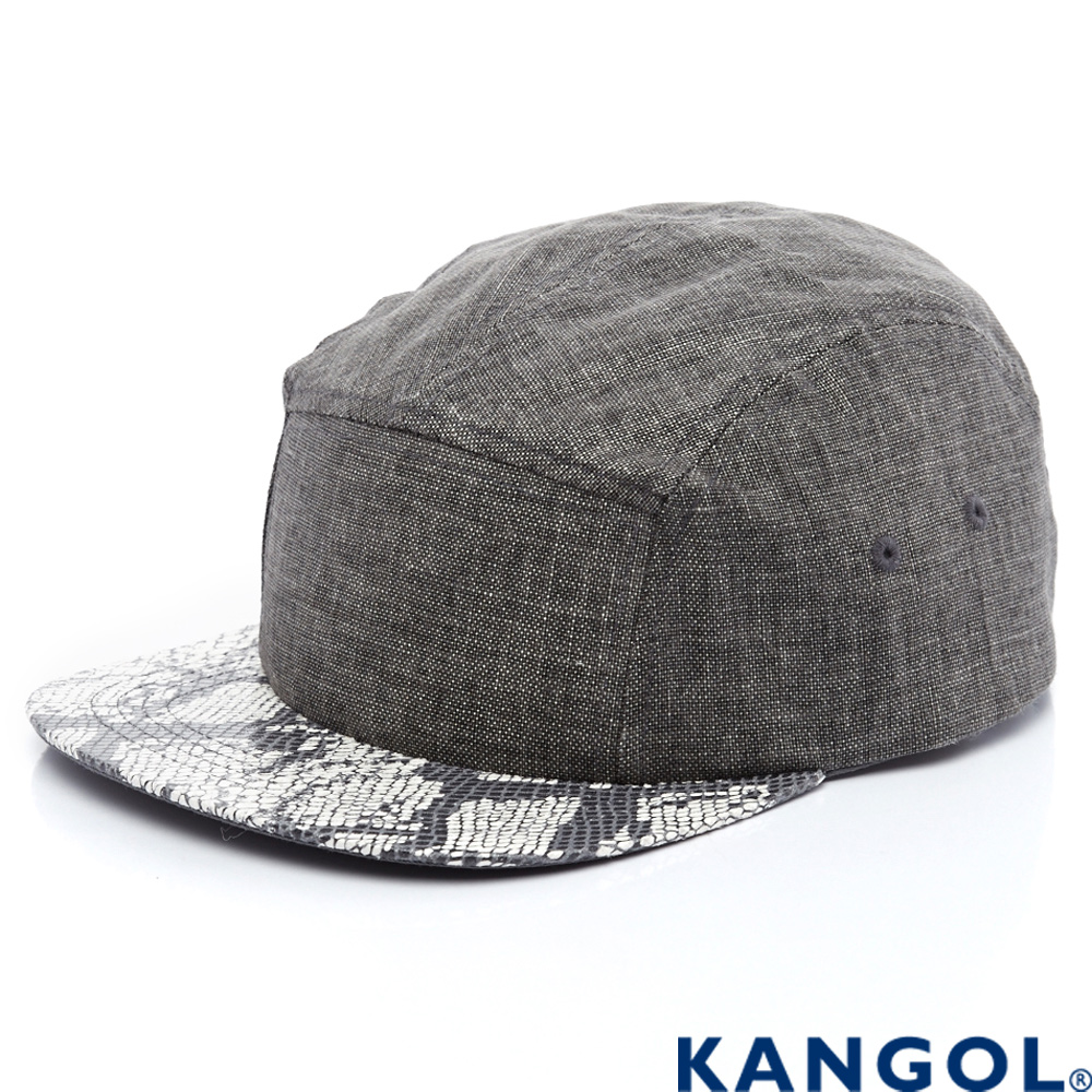 KANGOL - 英國袋鼠 - 經典系列 - 蛇皮紋棒球帽 - 灰色