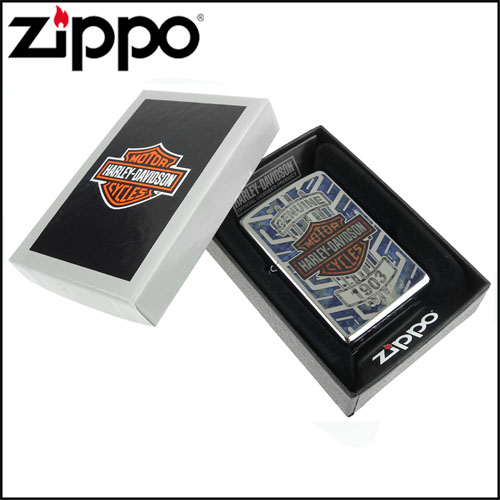 【ZIPPO】美系~哈雷~Harley-Davidson-Logo圖案設計打火機