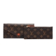 LV M60707 經典Monogram原花JOSEPHINE長夾(橘-附收納零錢袋) product thumbnail 1