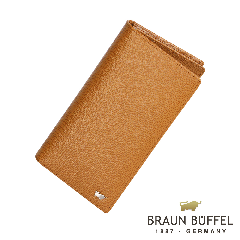 BRAUN BUFFEL - HOMME-B紳士系列17卡長夾 - 淺棕色