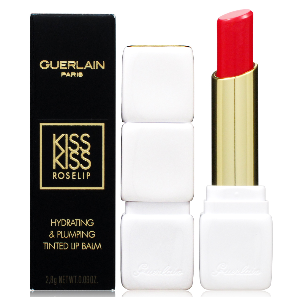 GUERLAIN 嬌蘭 kisskiss法式之吻玫瑰潤唇膏(公司貨)  四色可選