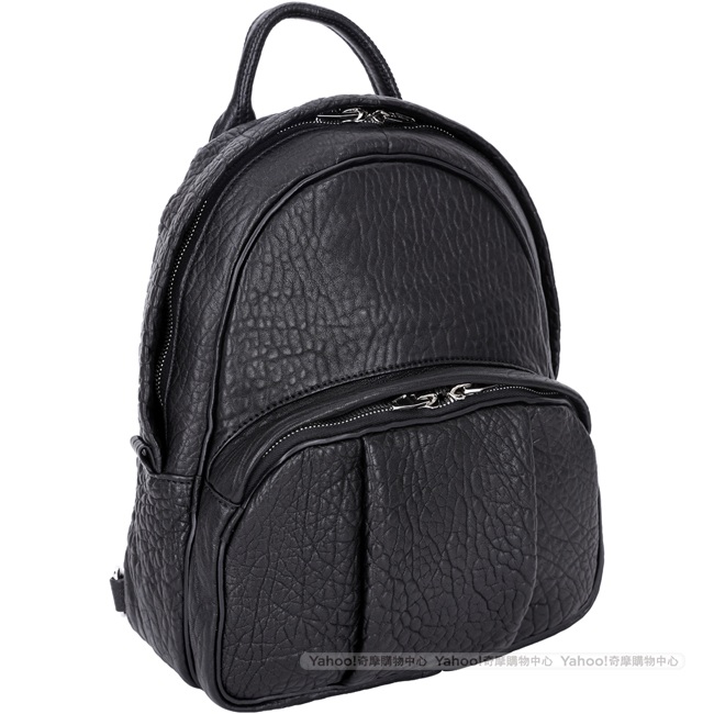 ALEXANDER WANG DUMBO 牛皮鉚釘後背包(黑色)