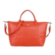 Longchamp Pliage Cuir小羊皮系列手提肩背包(中/橘紅) product thumbnail 1