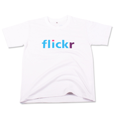 flickr - 棉質中性短T-白S