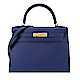 HERMES Kelly Epsom防刮牛皮手提/肩背凱莉包(28CM/73寶石藍/金釦) product thumbnail 1