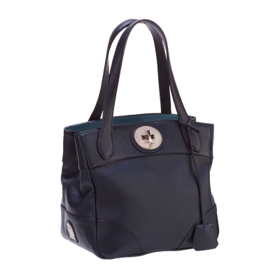 A.D.M.J. 鞣製小牛革 VERA TOTE BAG(NAVY)