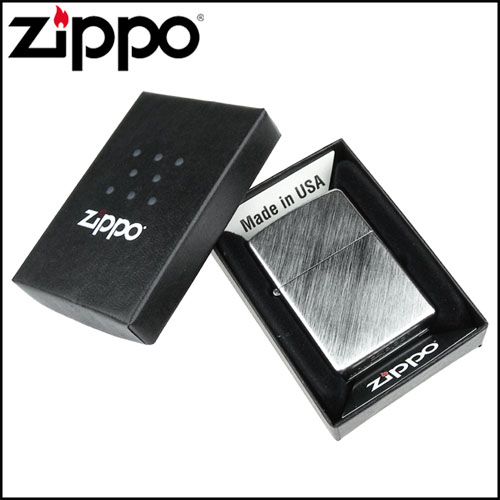 ZIPPO美系-Diagonal Weave-對角拉絲刷紋鍍鉻打火機