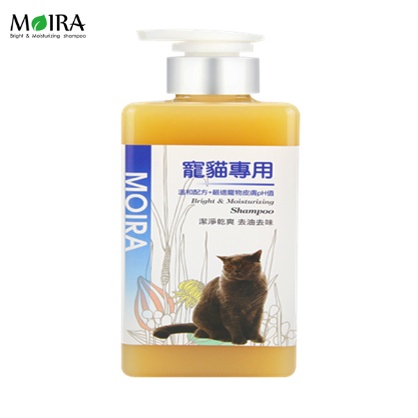 MORIA莫伊拉 極緻精華 溫和配方洗毛精 - 寵貓專用 500ml X 1瓶