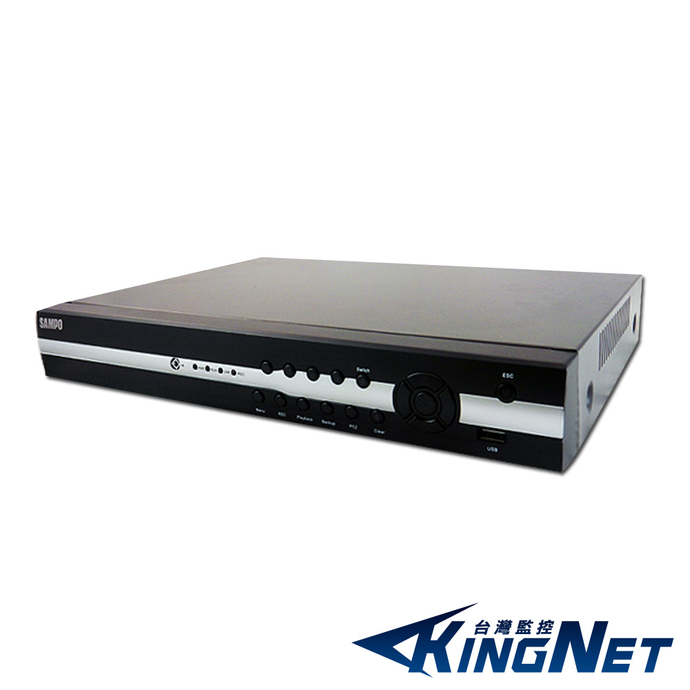 KINGNET-聲寶監控大廠 16路HD1080P TVI+AHD+CVI+960H+IP