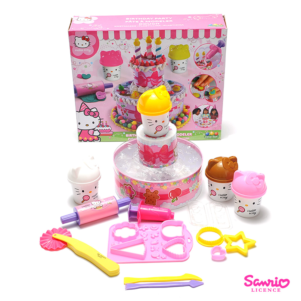 《凡太奇》凱蒂貓KITTY生日派對黏土組 HKP009 product lightbox image 1