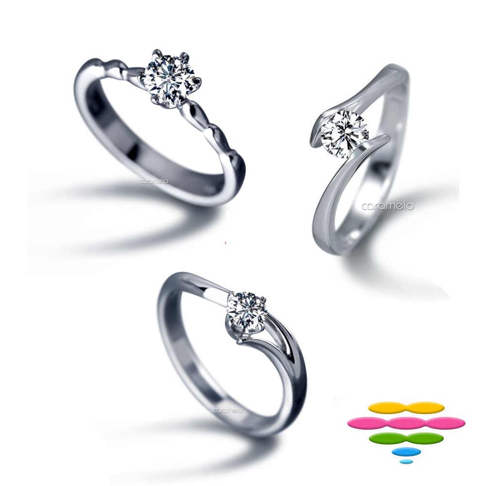 彩糖 GIA D/SI1 30分 鑽石戒指 (1-2EX) 求婚鑽戒