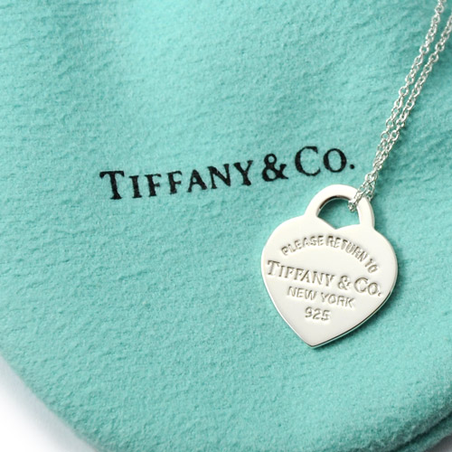 Tiffany&Co. Return to Tiffany 經典愛心純銀項鍊(小)