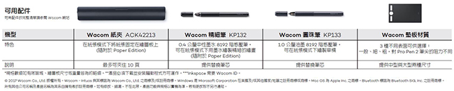 Wacom IntuosProMedium雙功能創意觸控繪圖板(PTH-660/K1-C)