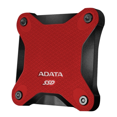 ADATA威剛 SD600 256GB USB3.1 外接式SSD行動硬碟-紅色