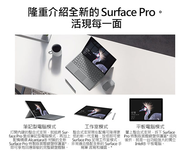 微軟New Surface Pro i5 8G 256GB 平板電腦(含鍵盤不含/筆/鼠)