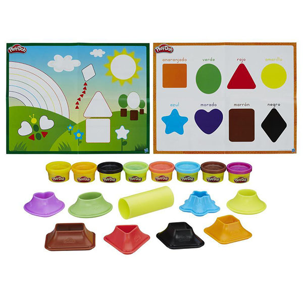 培樂多Play-Doh 創意DIY黏土 色彩形狀學習遊戲組 B3404