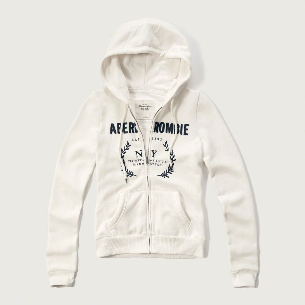 AF a&f Abercrombie & Fitch 外套 白色 0528