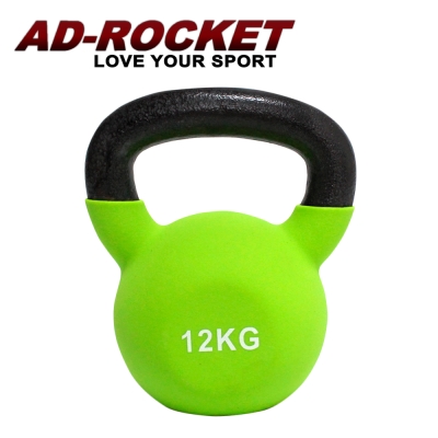 【AD-ROCKET】頂級鑄鐵壺鈴 KettleBell 12公斤 綠色