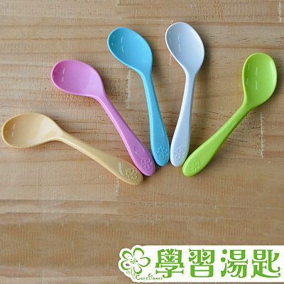 Cornflower玉米花海洋派對玉米餐具-學習湯匙5入