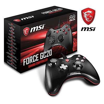 MSI微星Force GC20(PC/PS3/Android三平台)搖捍控制器遊戲手把