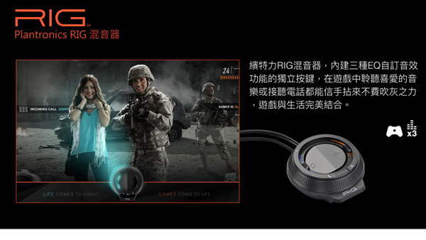 Plantronics 繽特力 RIG Gaming 遊戲電競耳機