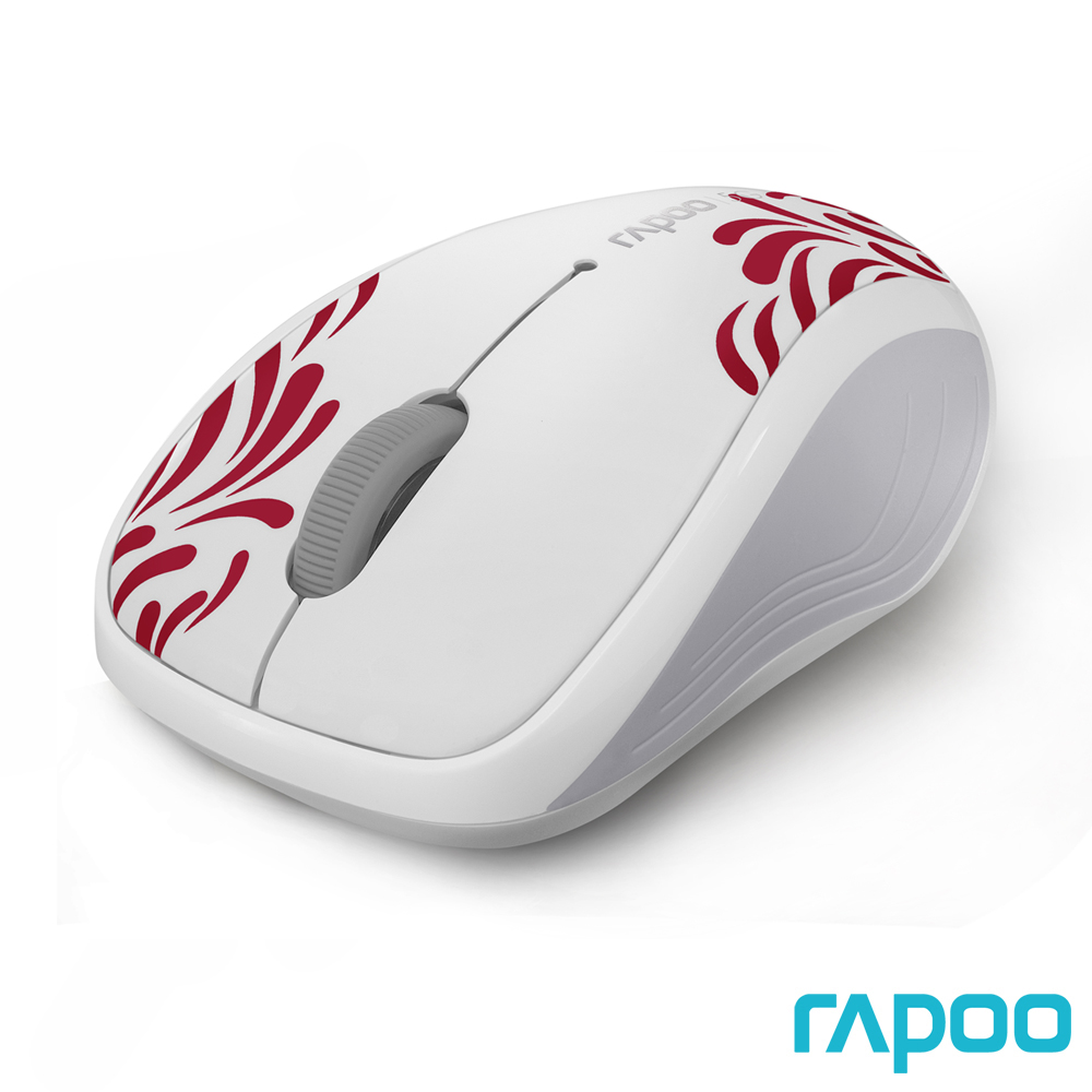 Rapoo 雷柏3100P 5.8G無線光學滑鼠-白