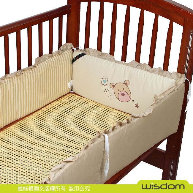 Yip Baby KUMA 3M嬰兒床單護圈L
