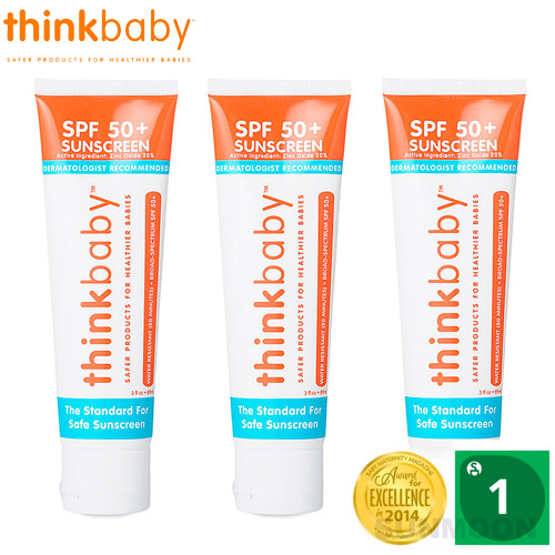 thinkbaby 星寶貝純物理防曬霜89mlX3