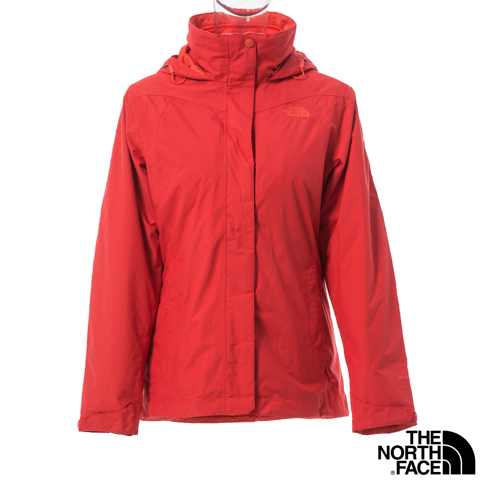 The North Face  女 HV Heatseeker 兩件式外套 紅