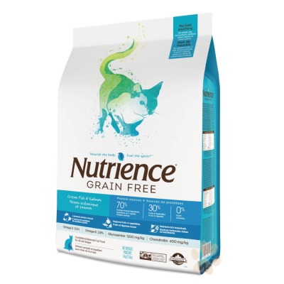 美國Nutrience紐崔斯 無穀多種鮮魚貓糧 5kg 1入