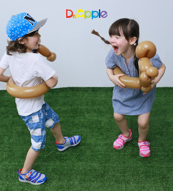 Dr. Apple 機能童鞋 遨遊上太空極透氣休閒童鞋款藍