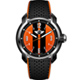 MINI Swiss Watches  經典跑旅造型腕錶-橘x黑/45mm product thumbnail 1