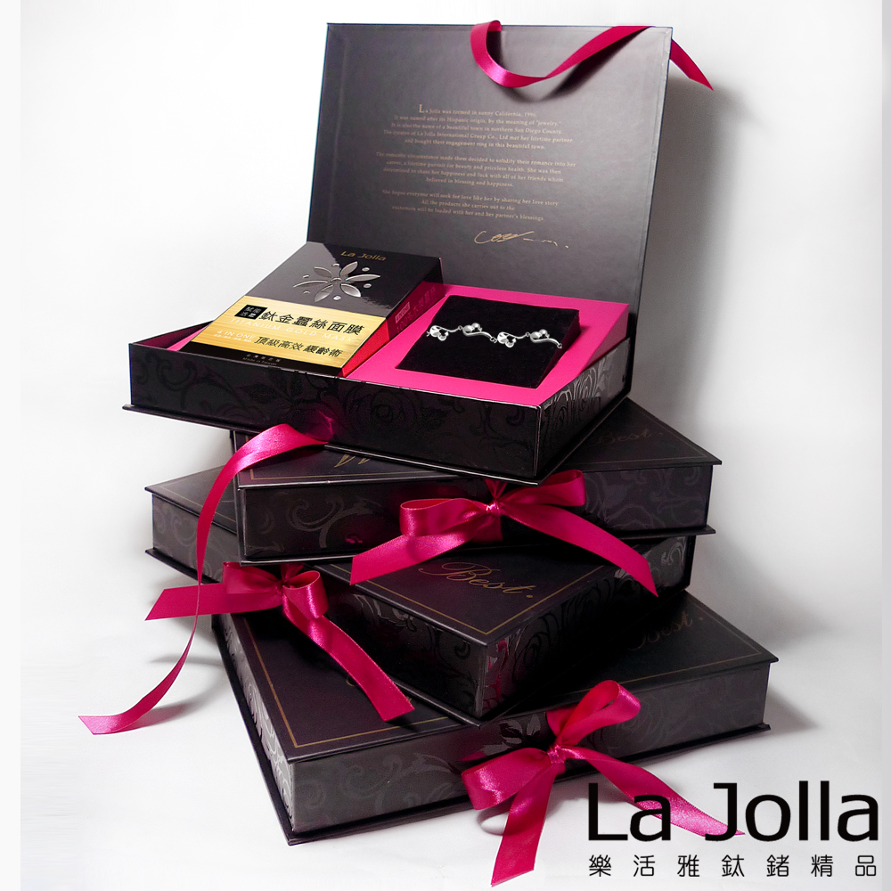 La Jolla Boutique Box-鈦金面膜+戀上你純鈦鍺手鍊