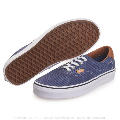 (男)VANS Era 59 經典素色休閒鞋*藍色