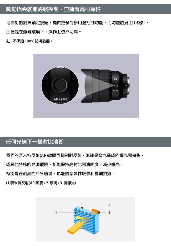 SONY FE 12-24mm F4 G (SEL1224G) 超廣角變焦鏡頭(公司貨)