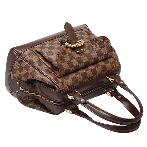 LOUIS VUITTON LOUIS VUITTON Knightsbridge Handbag N51201 Damier PVC canvas  Brown Used Women LV N51201