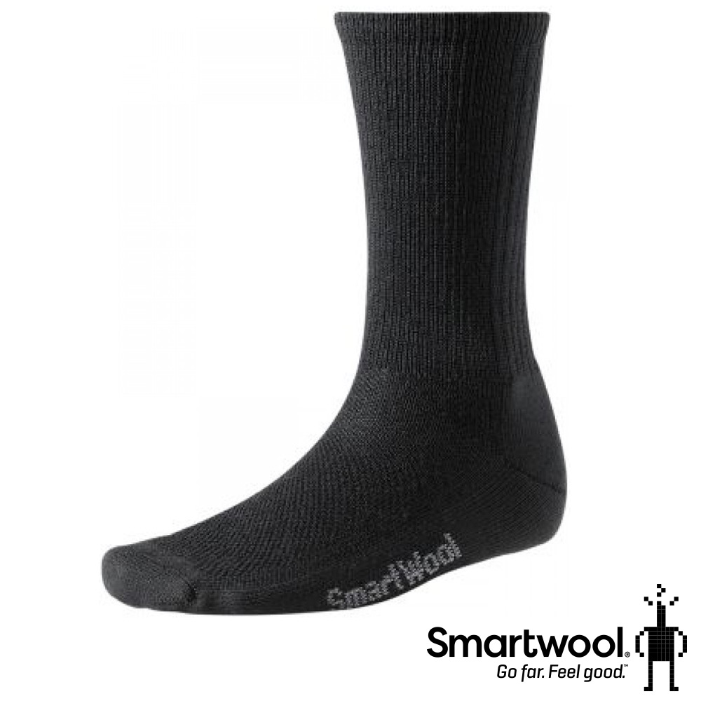 SmartWool 徒步 超輕型 中筒羊毛襪 黑