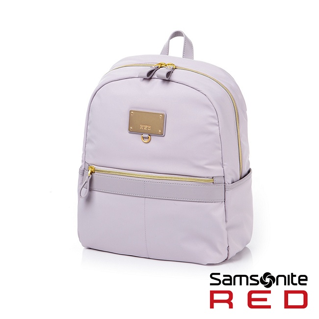 Samsonite RED AIRETTE經典輕盈大容量休閒女性筆電後背包-S10吋(紫)