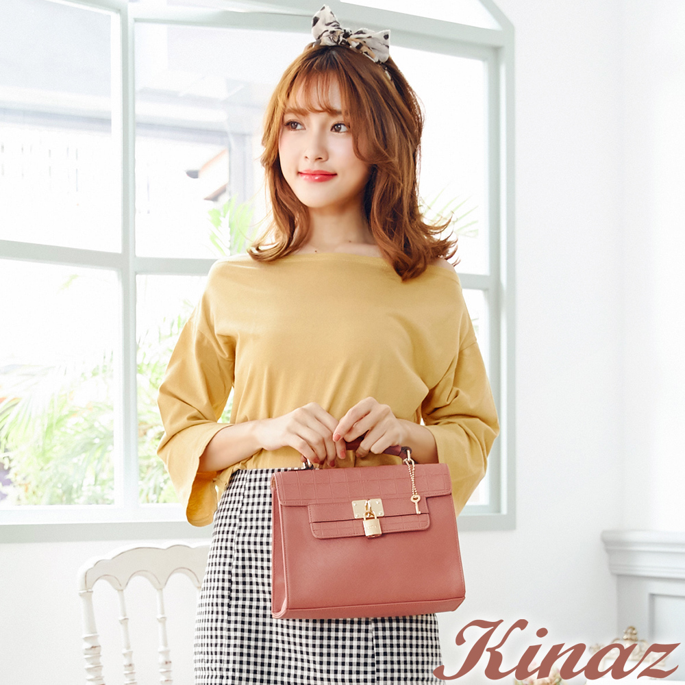 KINAZ - Jane Birkin珍‧柏金~Perfect Style斜揹包-蜜糖甜橘