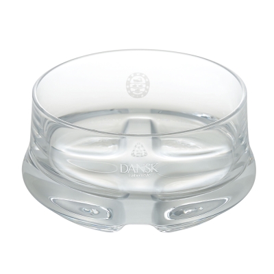 DANSK 晶透質感玻璃碗-400ml(白色)