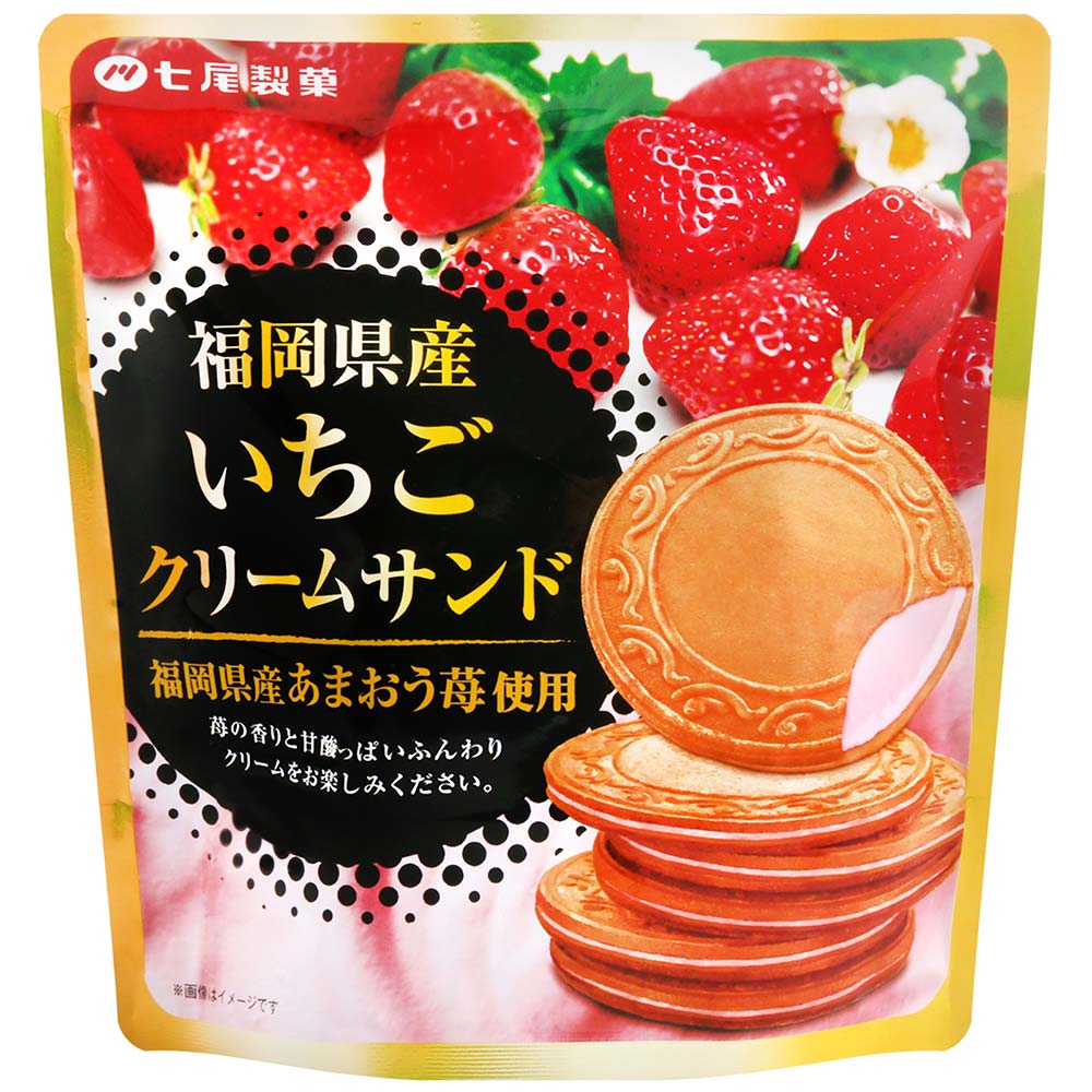 七尾 法蘭酥夾心餅-草莓風味(66g)