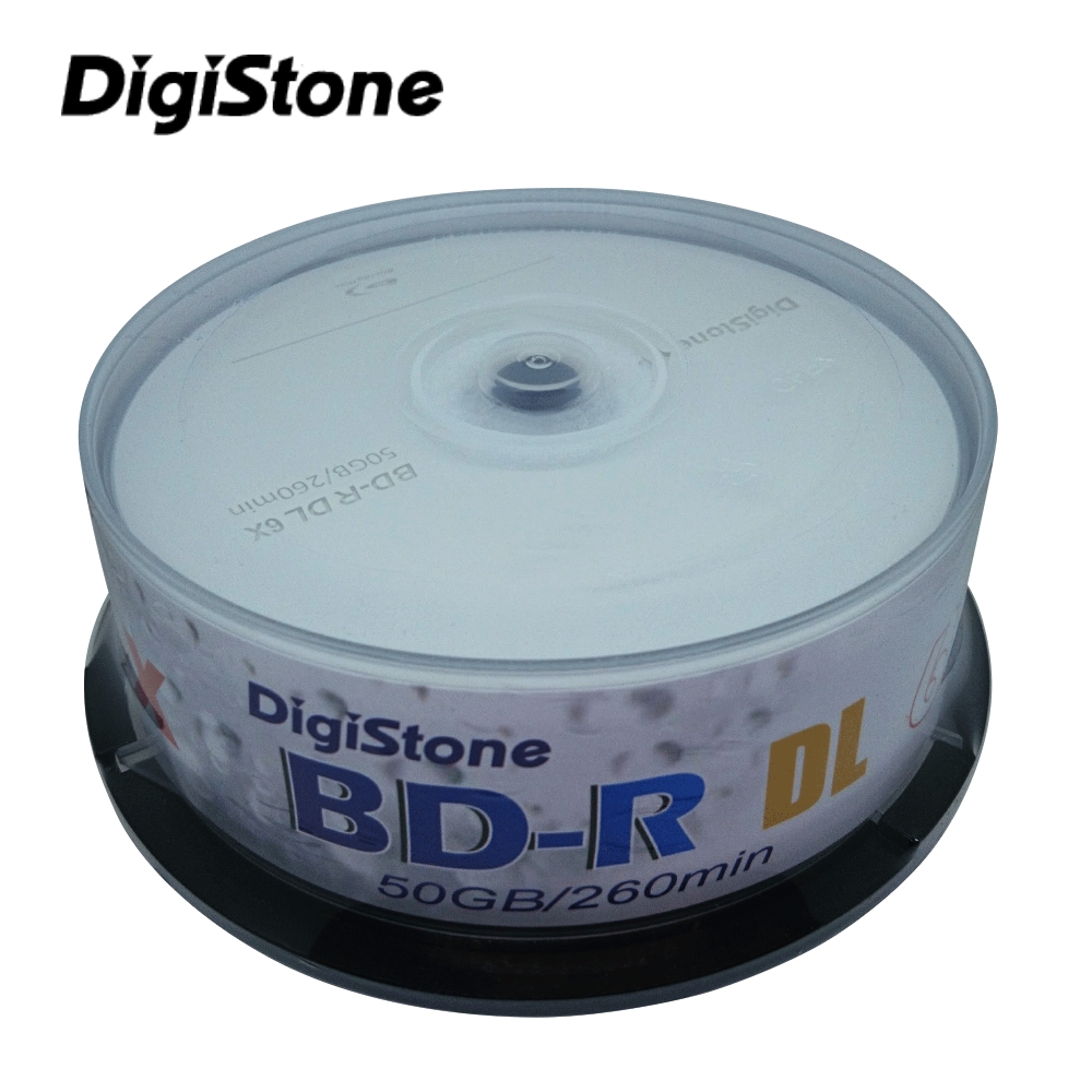 DigiStone 國際版 A+ 藍光 6X BD-R DL 50GB 桶裝 (100片)