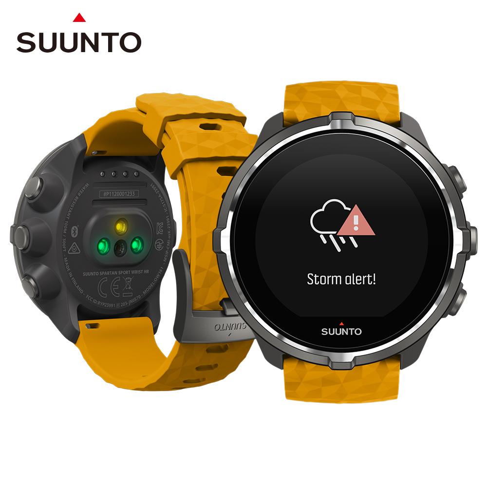 SUUNTO SpartanSportBaro彩色觸控戶外探險的腕式心率GPS腕錶-琥珀色