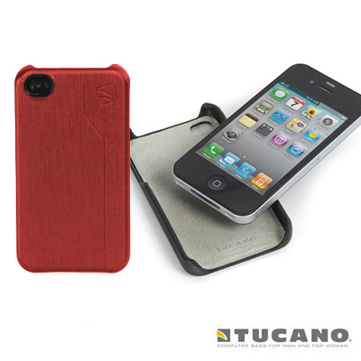 TUCANO BUCCIA Apple iPhone 4 專用金屬髮絲紋保護背蓋