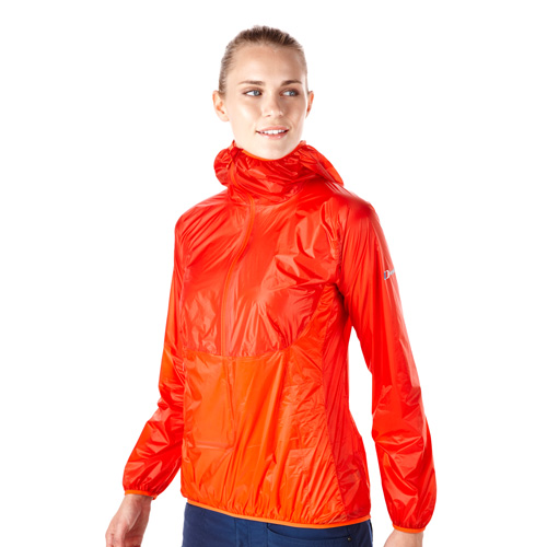 【Berghaus 貝豪斯】女款VAPOUR超輕薄防水半襟S15F20-紅