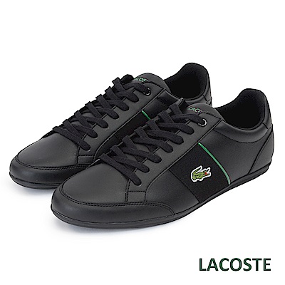 LACOSTE 男用休閒鞋-黑