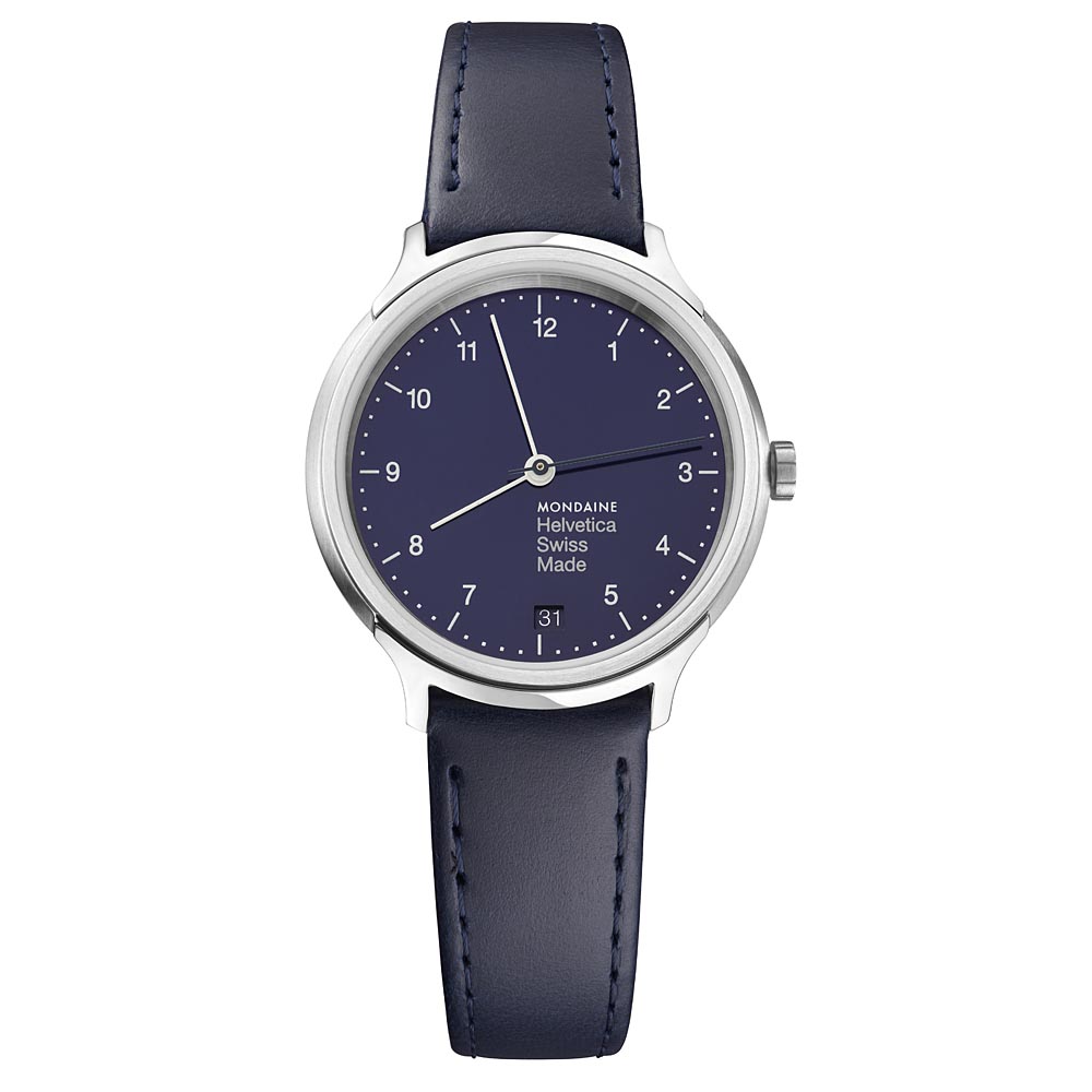 MONDAINE 瑞士國鐵設計系列限量腕錶 - 海軍藍 / 33mm