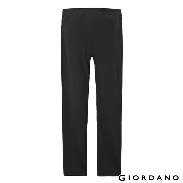 GIORDANO 男裝G-Warmer系列保暖內搭褲 - 03 標誌黑
