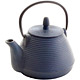 《IBILI》Java鑄鐵濾茶壺(橫紋藍1L) | 泡茶 下午茶 茶具 product thumbnail 1